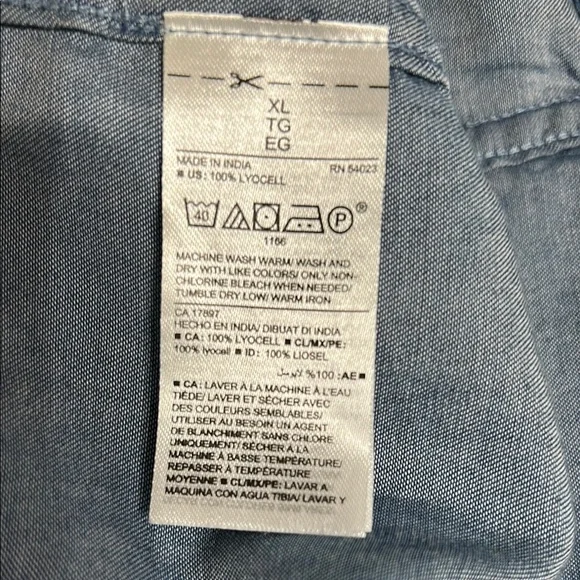 Denim Shirt Dress - Picture 6 of 6